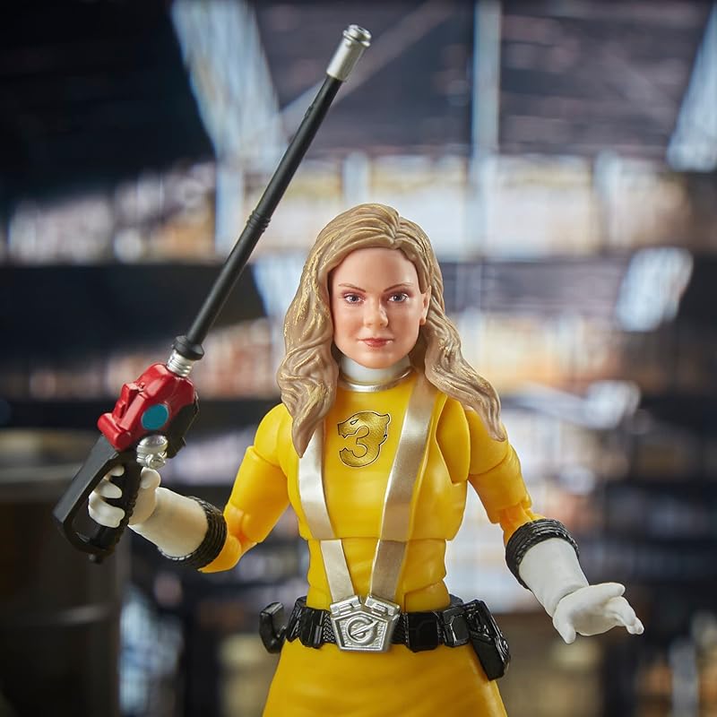 Power Rangers Lightning Collection RPM Yellow Ranger 6 дюймов Премиальная коллекция фигурок игрушек с аксессуарами Целевой возраст 4 года и старше