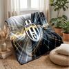 Juventus FC Theme blanket Soft Flannel Blanket Plush Throw Blanket Cozy Sofa Bed Blanket for Home Decor