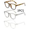 3Pcskorean Women'S&Men'S Anti-Radiation/Anti-Blue Light Glasses Computer Glasses