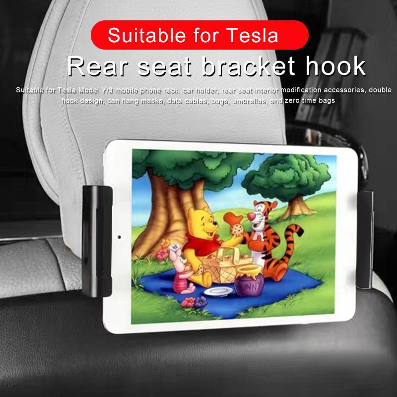 Rear Seat Phablet Holder For Volvo Xc60 Xc90 S90 S60 V60 V90 Headrest Ipad Clip Supplies car Accessories
