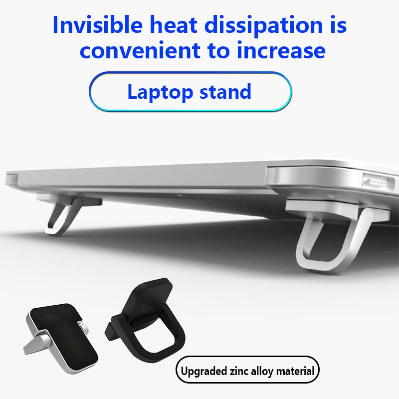 1 пара мини-ножек для Macbook Pro Huawei Xiaomi, алюминиевая основа для ноутбука, инструменты для поддержки подставки для ноутбука, радиатор для держателя клавиатуры