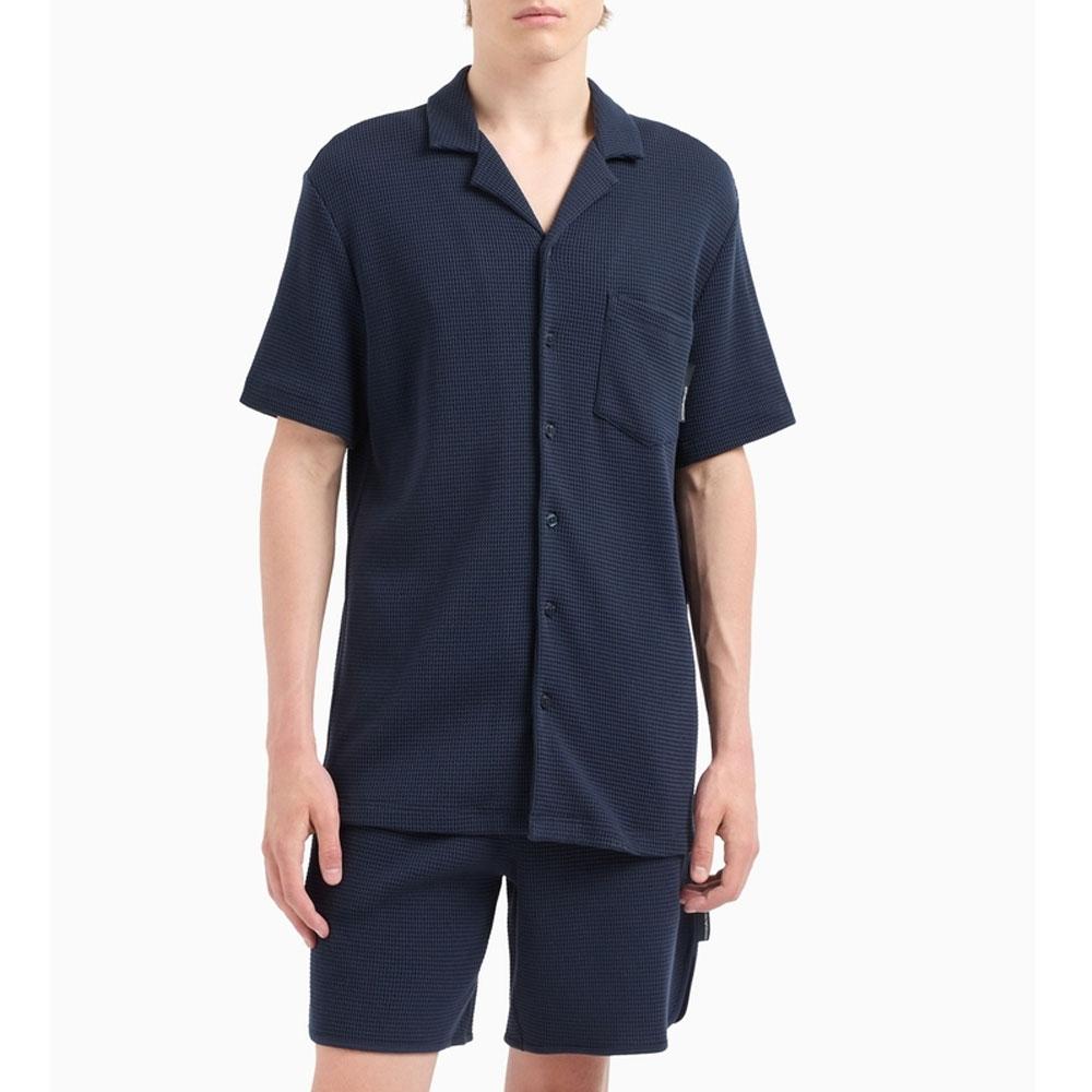 EMPORIO ARMANI Short Sleeved Button Up Shirt EM000633-AF10792-UB102