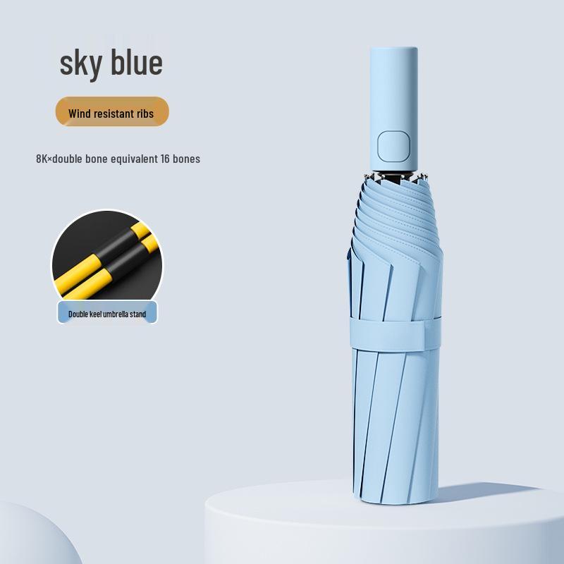 Автоматический складной зонт с 24 спицами, ветрозащитный, для мужчин, для дождя или солнца, с защитой от УФ-лучей