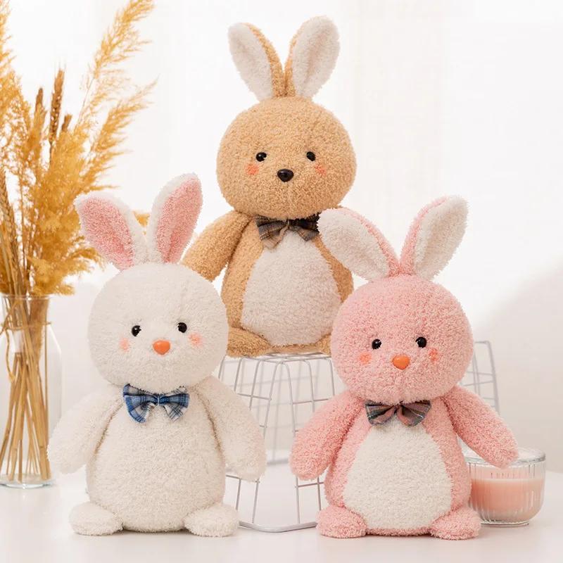 Rabbit Plush Toy Room Decor Cute Cartoon Bunny Doll Soft Animal Toy Rabbit Plush Toy Girl Gift Toy for Kids