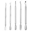 Premium Stainless Steel Double-Ended Nail & Cuticle Pusher