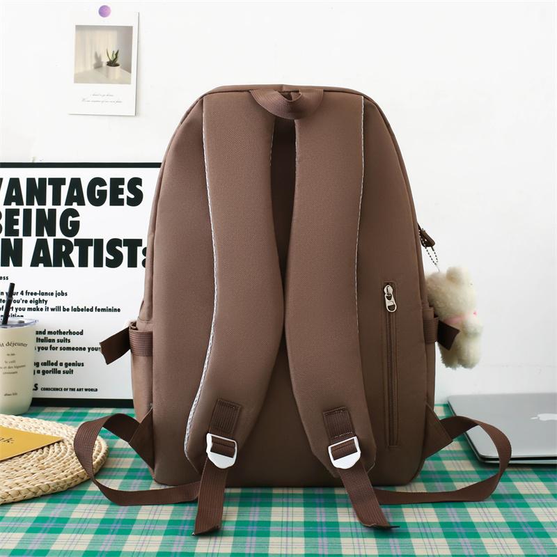 Комплект из пяти рюкзаков для детей, большой вместимости, рюкзак для старшеклассников, чтобы уменьшить нагрузку на рюкзак с защитой от хребта