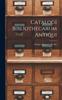The Catalogi Bibliothecarum Antiqui Book