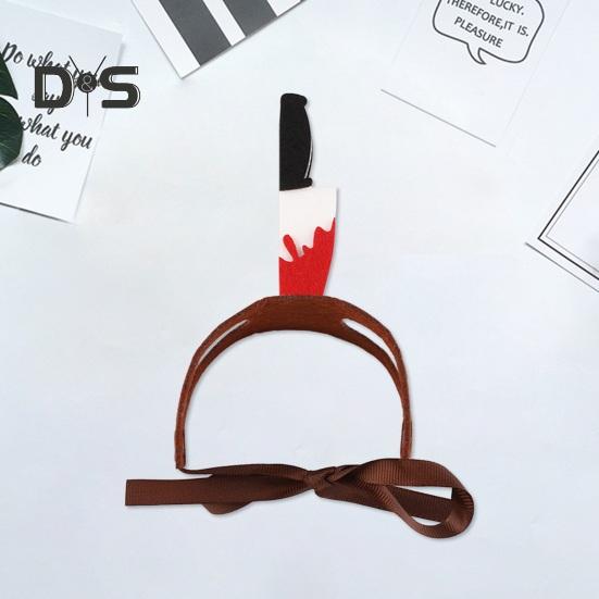 Halloween Dog Hairband Pet Cosplay Party Hair Hoop Dress-up Costume Accessories Funny Headband for Cats Dogs Parties Photoshoots Festivals