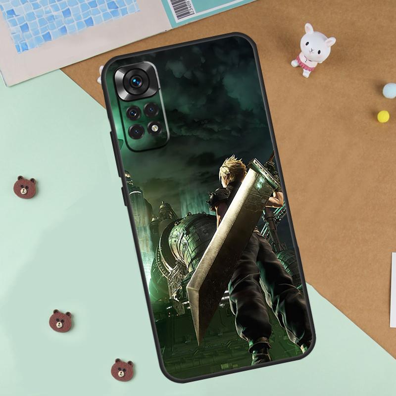 Final Fantasy Case For Xiaomi Redmi Note 13 14 9 10 11 12 Pro 10S 11S 12S Cover For Redmi 13C 10C 12C 14C