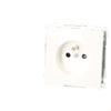 Single socket with grounding and shutters BMGZ1Z.01/11 Basic module bi