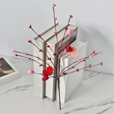 1 шт. Красные и розовые цветы в форме сердца DIY Фестивальное украшение Букет из искусственных цветов Романтический Долговечный Креативный букет