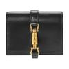 Jackie 1961 Leather Clutch Card Holder , Wallet Small Women's Black (Unisex) Card Holders 645536 14J0G 1000