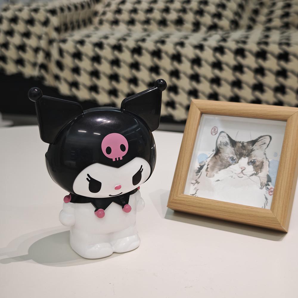 Новый мультяшный Sanrio Kuromi Кавайный Органайзер для ручек Канцелярские принадлежности Аниме Контейнер для хранения кистей для макияжа Хранение Подарок для девочек Украшения Игрушки
