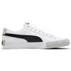 Puma Bari Casual Cv Versatile Comfortable Shock Absorbing Lightweight Breathable Low Top Sneakers Unisex Sneakers White Black 389383-01