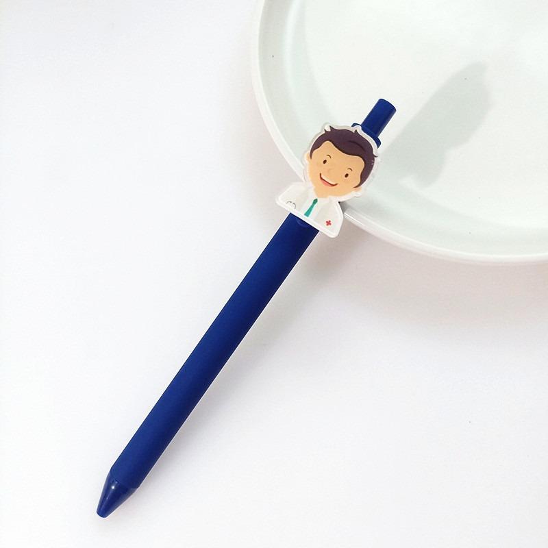 Креативная мультяшная больничная серия ярких цветов, нейтральная ручка для медсестры и доктора, 0,5 мм, гелевая ручка с черными чернилами, принадлежности для клиники