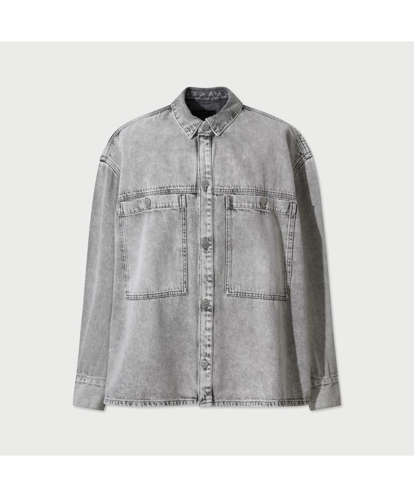 Iro Alyssonspe Denim Big Pocket Shacket_Irjcs25005Gyx