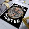 Конкурентный Боевой Муай Тай Принт Ковер для Спальни Гостиной Прикроватный Диван Напольный Коврик Современный Домашний Декор Зональный Ковер
