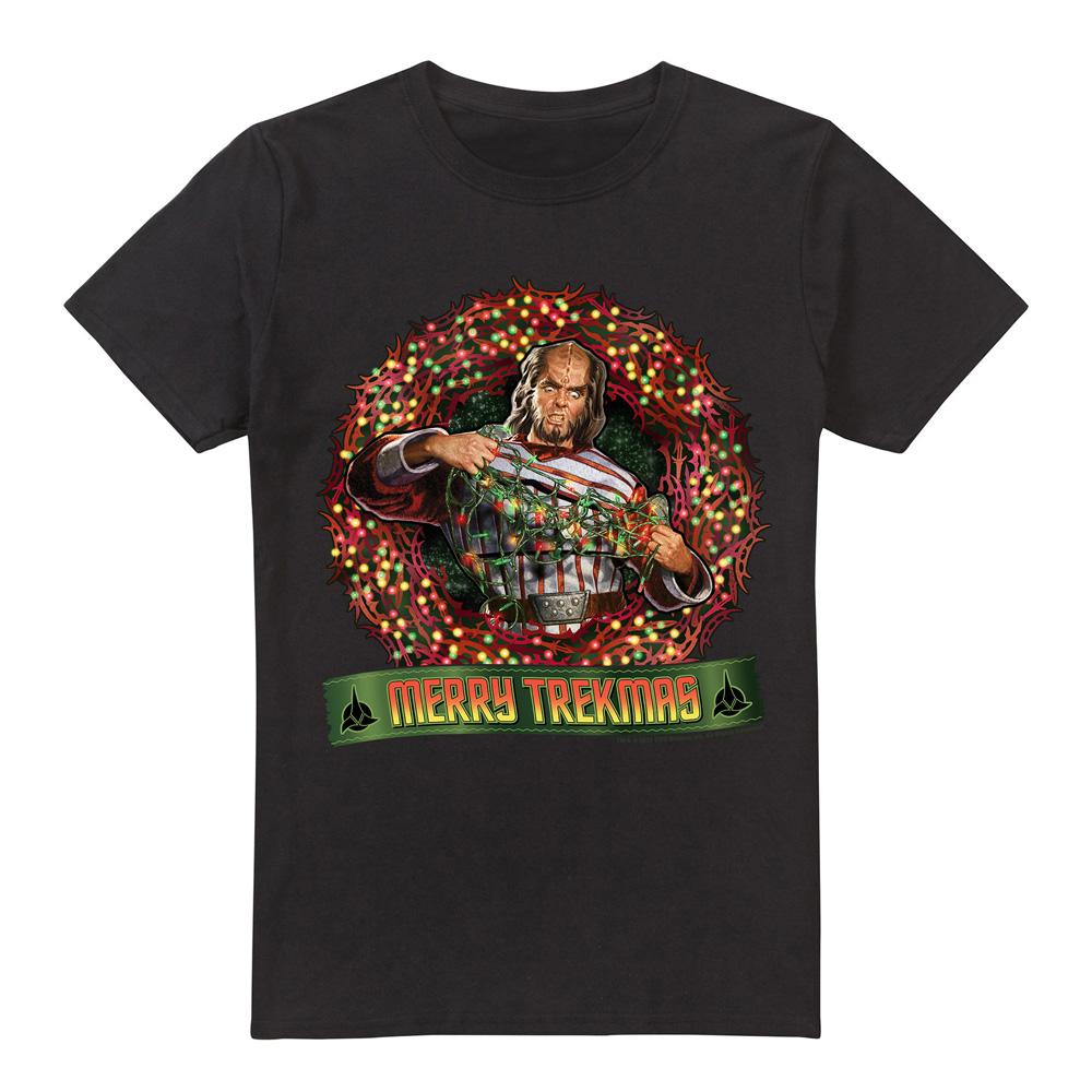 Star Trek Mens Merry Trekmas Christmas T-Shirt
