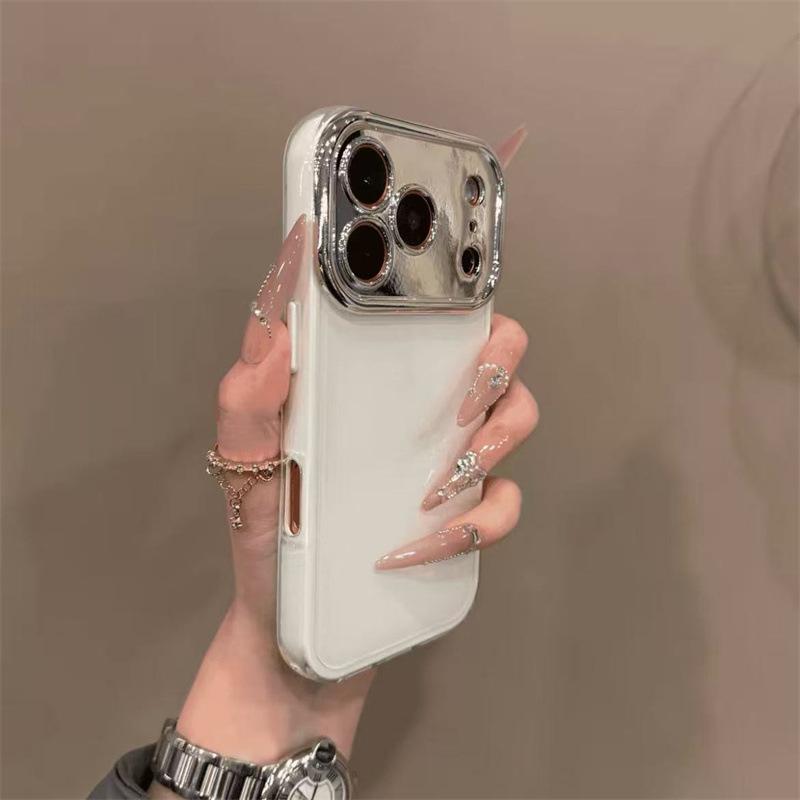 Чехол для айфона: Гальванизированная линза для iPhone 17 Pro, Совместима с 16 Pro, 15 Pro, 14 Pro