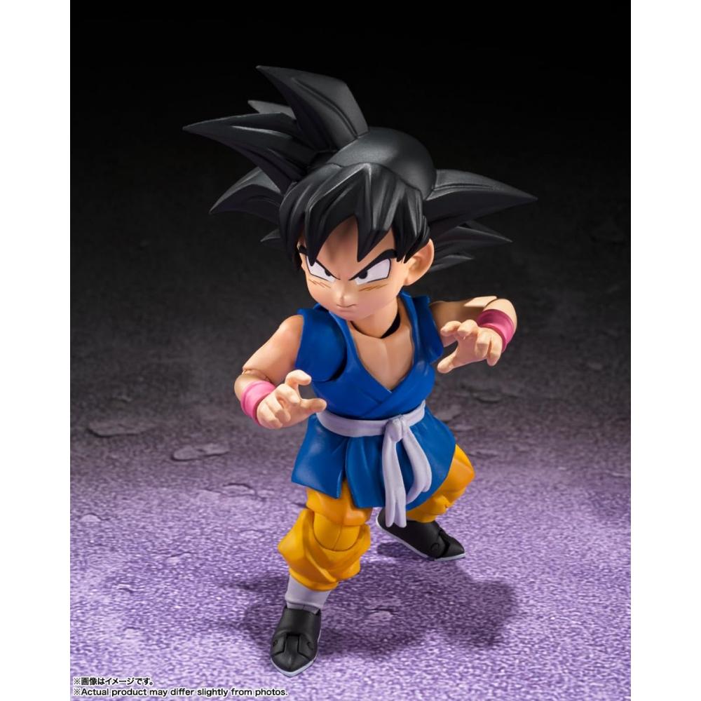 S.H.Figuarts Dragon Ball GT Сон Гоку -GT- Прибл.. Подвижная фигурка 80 мм из окрашенного АБС и ПВХ пластика