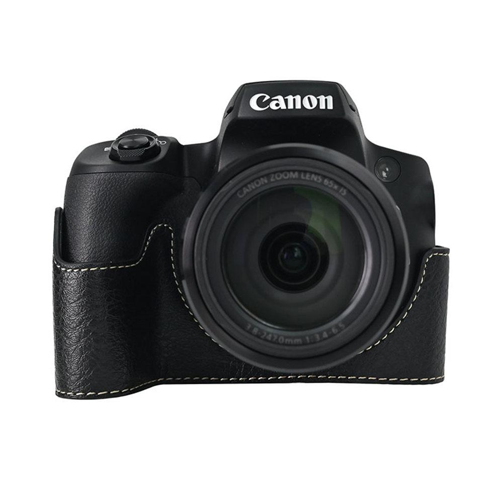 Получехол для камеры из ПУ кожи личи для Canon EOS R50V R50 R100 R8 R10 R5 R5II R6 R6II 200D 200DII SX70HS, чехол с плечевым ремнем