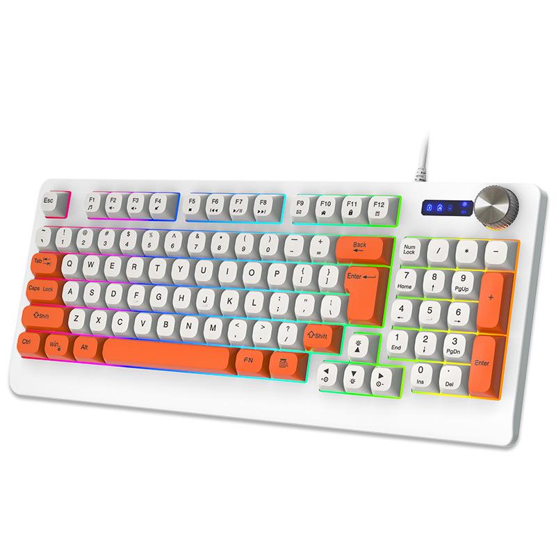 K93 Проводная игровая клавиатура - 93-клавишная RGB механическая клавиатура