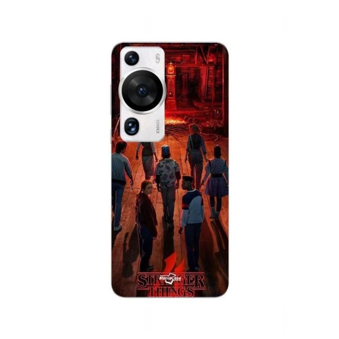 Coque - MANIACASE - Huawei P60 Pro - Rouge - Souple - Stranger Things saison 4