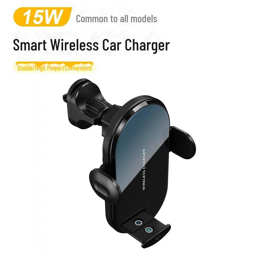 Беспроводное автомобильное зарядное устройство мощностью 66 Вт и держатель для телефона и навигации (Модель 2024 года)