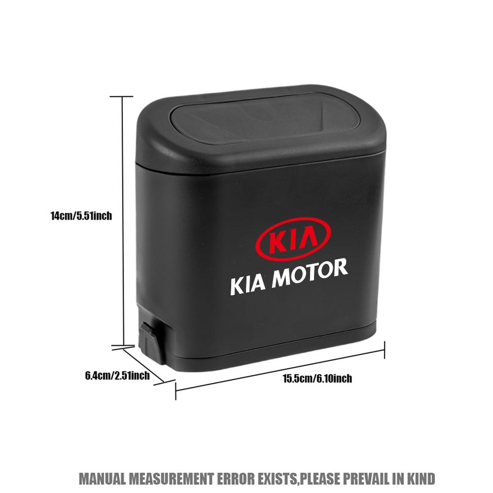 Car Trash Bin Vehicle Garbage Dust Case Storage Box Dustbin Can Auto Supplies For KIA Rio Ceed Sportage Cerato Soul Sorento Niro rtzup33