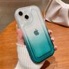 Прозрачный чехол для телефона с градиентом для Iphone 14 13 12 11 Pro Max 14pro 14 Plus, противоударный бампер, мягкий силиконовый прозрачный чехол на заднюю панель