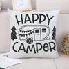 Happy Camping Cushions for Decorative Sofa Cushion Cover Pillowcase  Home Decoration Accessories Throw Pillow Covers