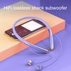 Наушники-вкладыши с шейным ободом, Bluetooth-совместимые, Звук, Водонепроницаемые, Подвесные, 5 Стерео, Беспроводная гарнитура для спорта