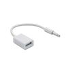 USB 2.0 Female 3.5MM to USB Female адаптер кабель USB Female to 3.5mm автомобильный аудиокабель автомобильный динамик