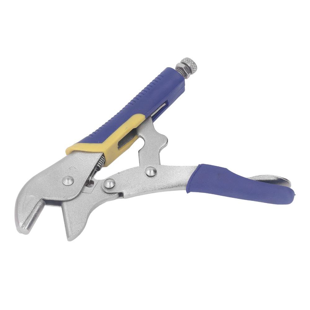 Iron Locking Pliers 7mm Jaw Hose Clamp Tool Convenient Straight Jaw Pliers Engineering