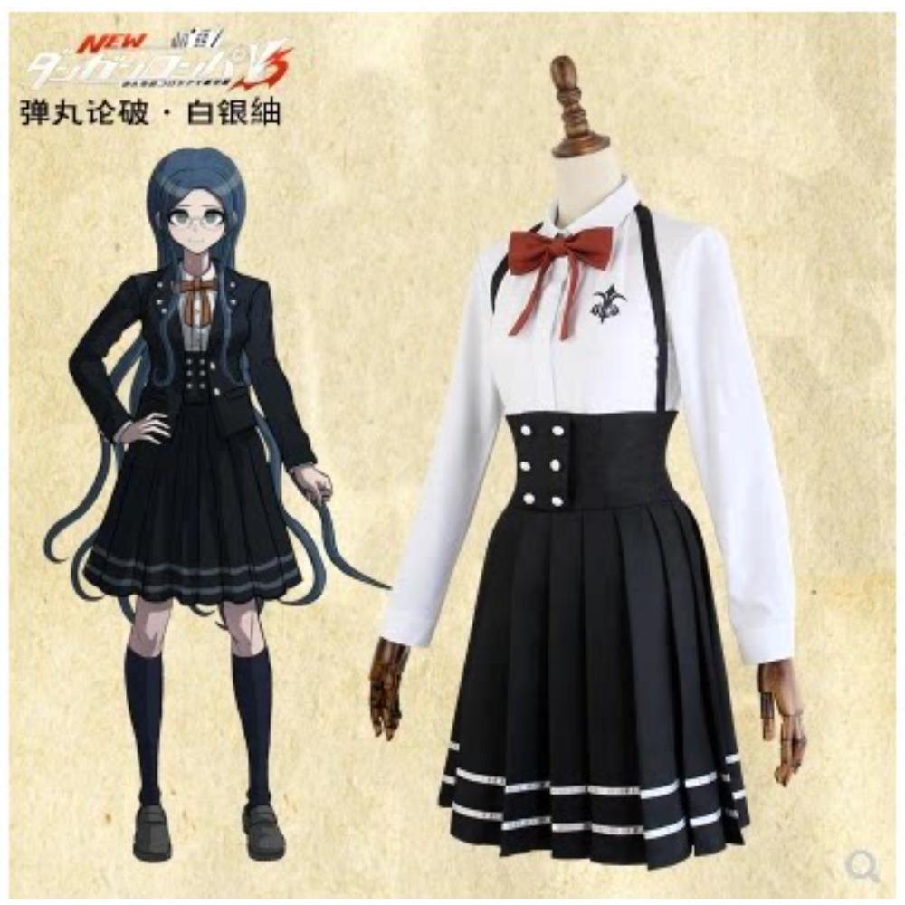 Новый Косплей Костюм Тсумуги Широгане из Danganronpa V3, Женский Костюм для Аниме Ролевой Игры