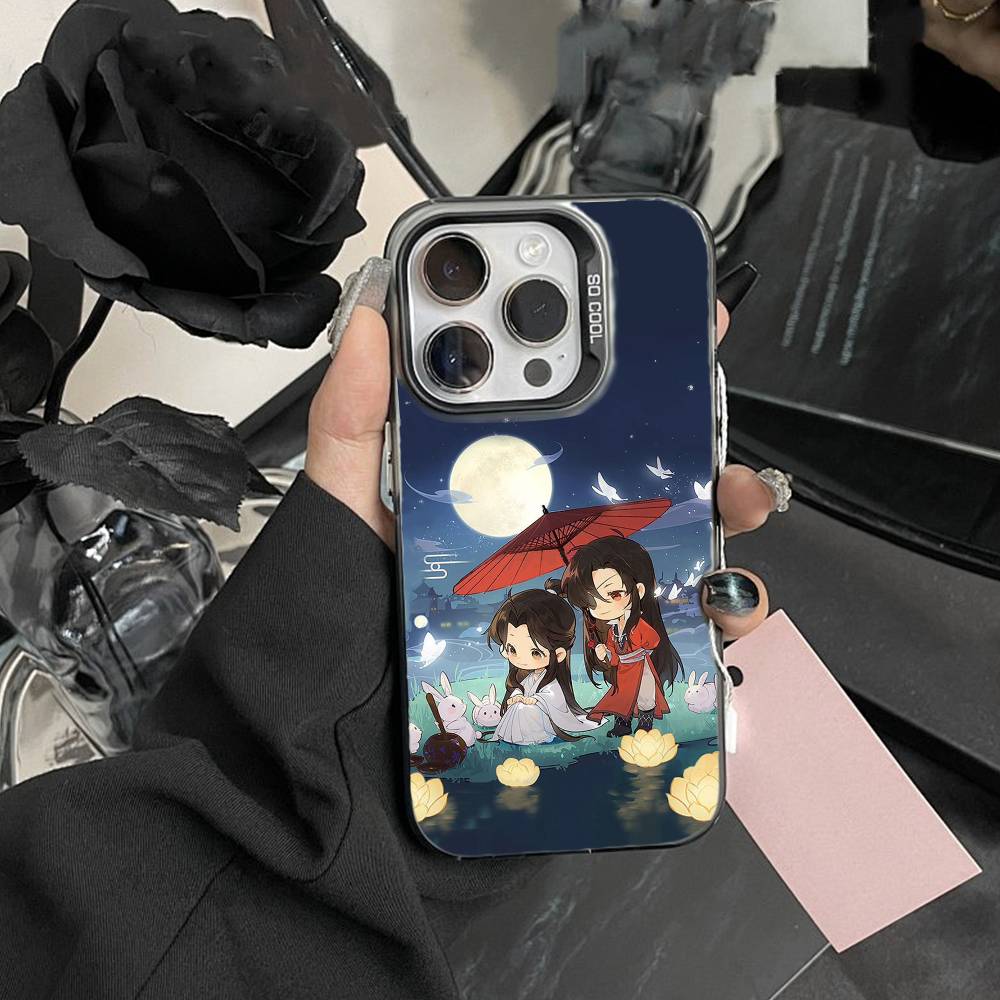 Чехол для телефона «Грандмастер U-Демоническое Культивирование» для iPhone 17, 16, 15, 14, 13, 12 Pro Max Черный Конфетный Матовый Ударопрочный Чехол