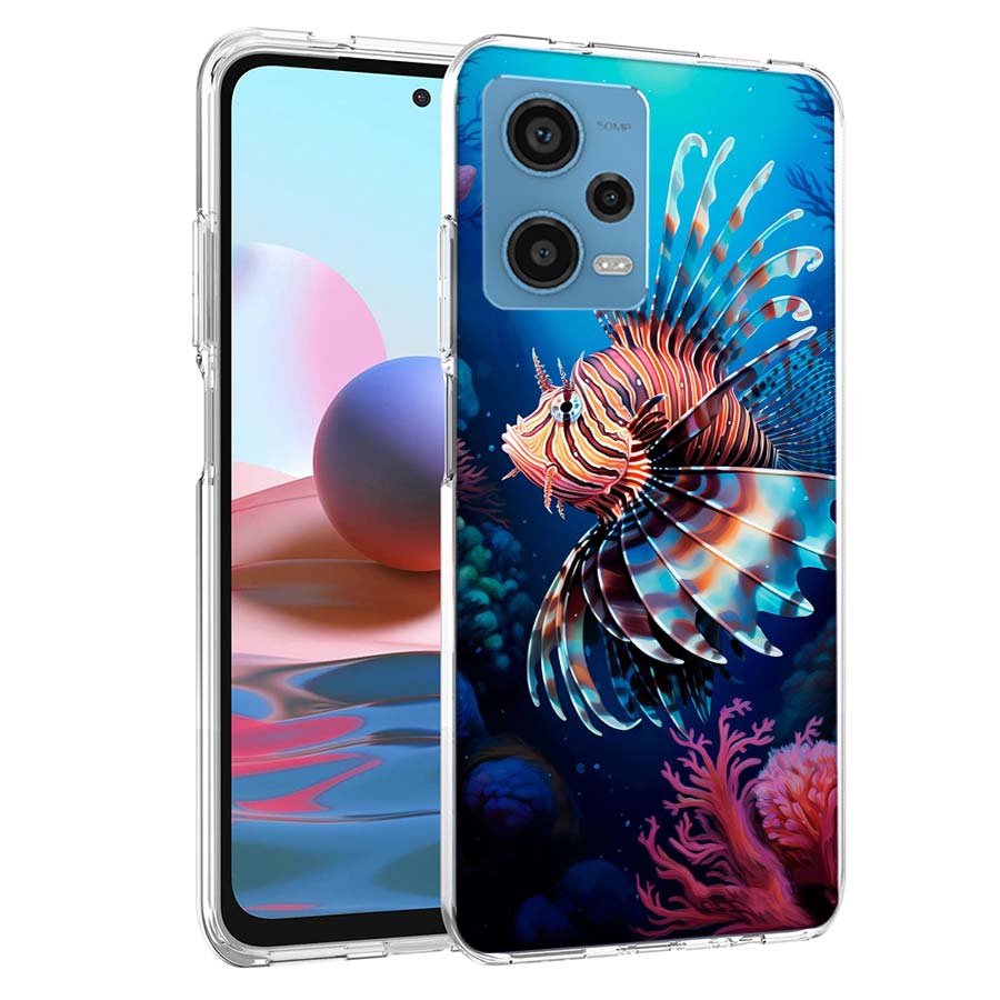 Чехол для телефона с рыбкой-клоуном в море или океане Для Redmi Note 13 12 14 15 Pro Plus 13R 11 11T 11E 11S 10 Pro 10S 9 9S Чехол Cell Clea