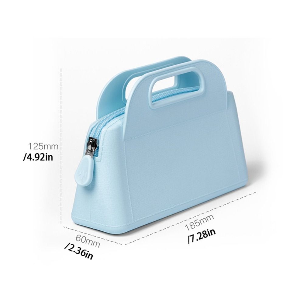 Bag Cosmetic Pouch Cosmetic Cases Lipstick Bag Silicone Handbag Makeup Bags Dust-proof Cosmetic Bag