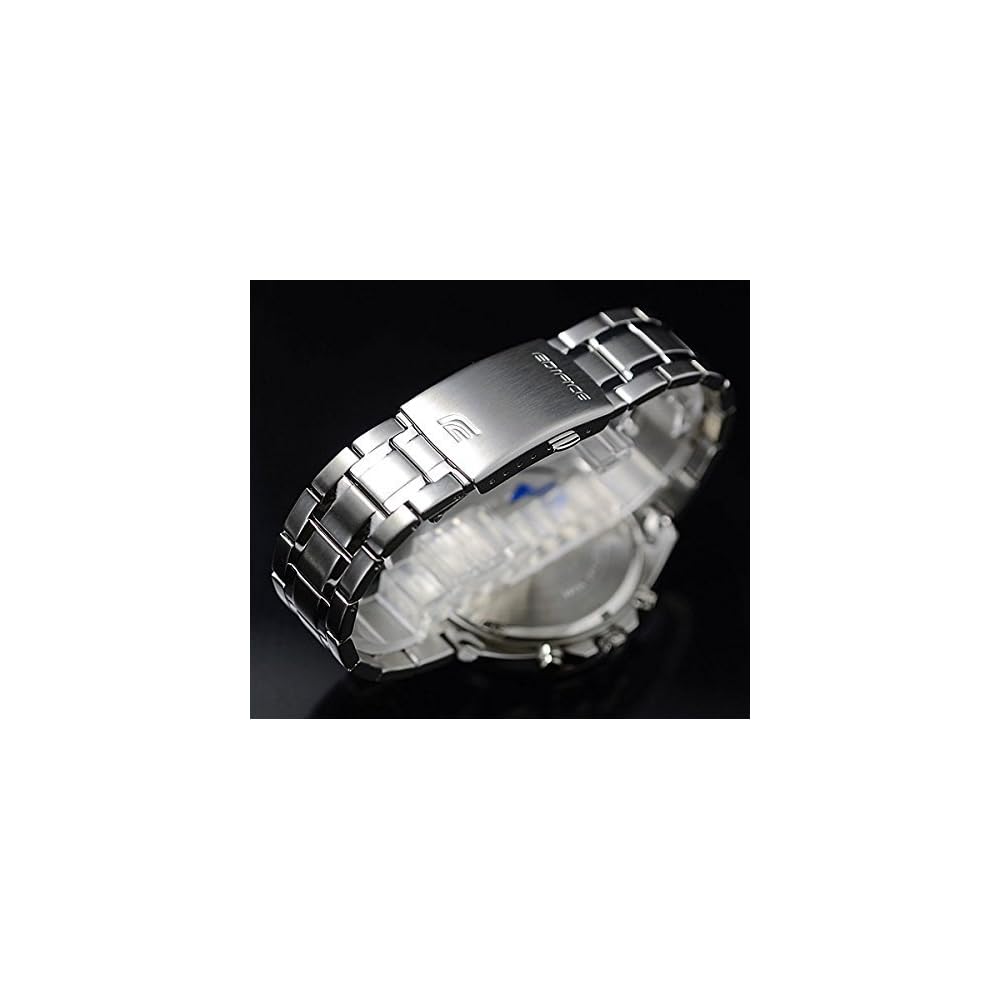 Мужские часы Casio Edifice EFR-552D-1A с хронографом, водонепроницаемость 100 м, нержавеющая сталь