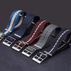 Woven Nylon Strap Zulu Band for Swatch X Blancpain 22mm Stainless Steel Buckle Men Women Woven Soft Canvas Replace Watch Band