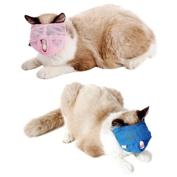 Multi-function Cat Muzzles Mouth Cover Bathing Grooming Anti-biting Anti-choke Anti-meat Anti-professional Breathable Cat Masks
