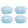 4pcs Egg Shape Detangling Brush Portable Fashionable Ergonomic Stylish Hair Brush for All Hair Types