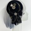 Стимпанк Шестеренка Цилиндр Зажим для Волос Аксессуар