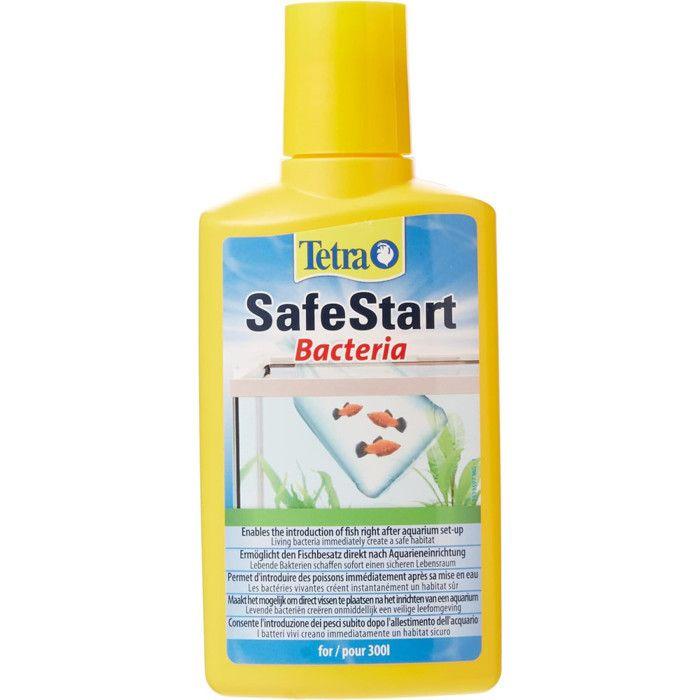 Ensemencement Bactérien - TETRA - SafeStart - 250 ML - Réduction Ammoniac - Aquariums D'eau Douce