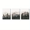 3PCS Nordic Painting Canvas Print Abstract Forest Mountain Nature Landscape Wall Art for Living Room Bedroom Office Home Decor
