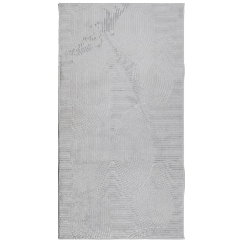 Vidaxl Dywan Iza Z Krótkim Włosiem, Szary, 80X150 Cm
