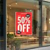 8.5 x 11 Acrylic Sign Holder with 12 Suction Cups, Clear Plastic Window Sign Holder, Wall Mount Advertising Frames for Glass Doors - Perfect for