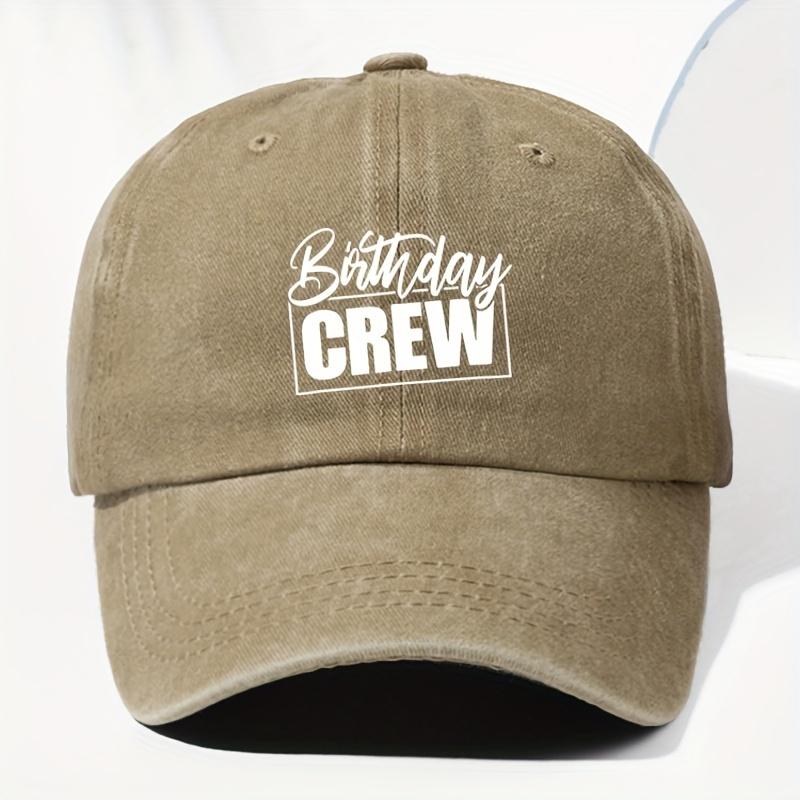 Unisex Letter Print Retro Baseball Cap Adjustable Lightweight Trucker Cap Casual Visor Hat