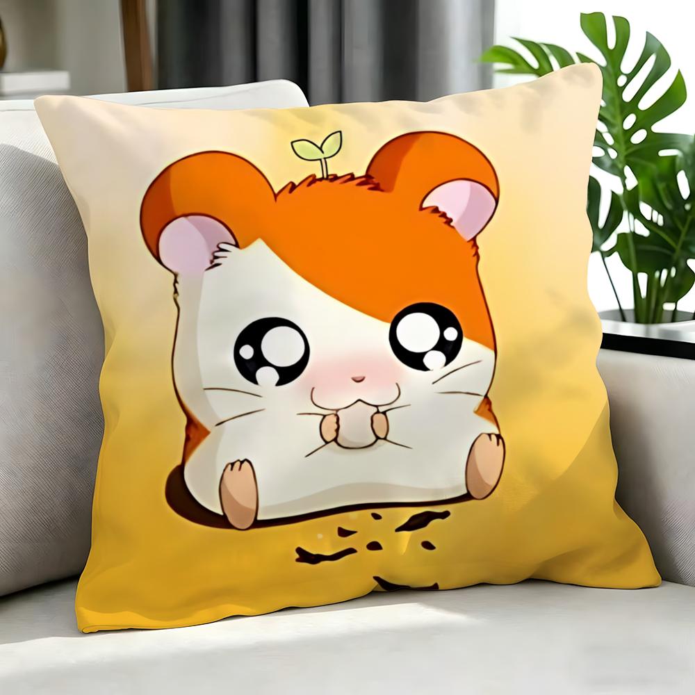 cute Hamtaro Cushion Cover Cushion Cover Set Pcs x x x Pillowcase Decorative Sofa Home Decor