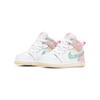 Детские кроссовки Air Jordan 1 Mid SE TD Ice Cream White Arctic-Punch Pale-Vanilla DD1668-100